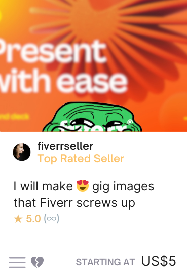 fiverr gig image mockup with bad sizing resulting in cropping and blurring