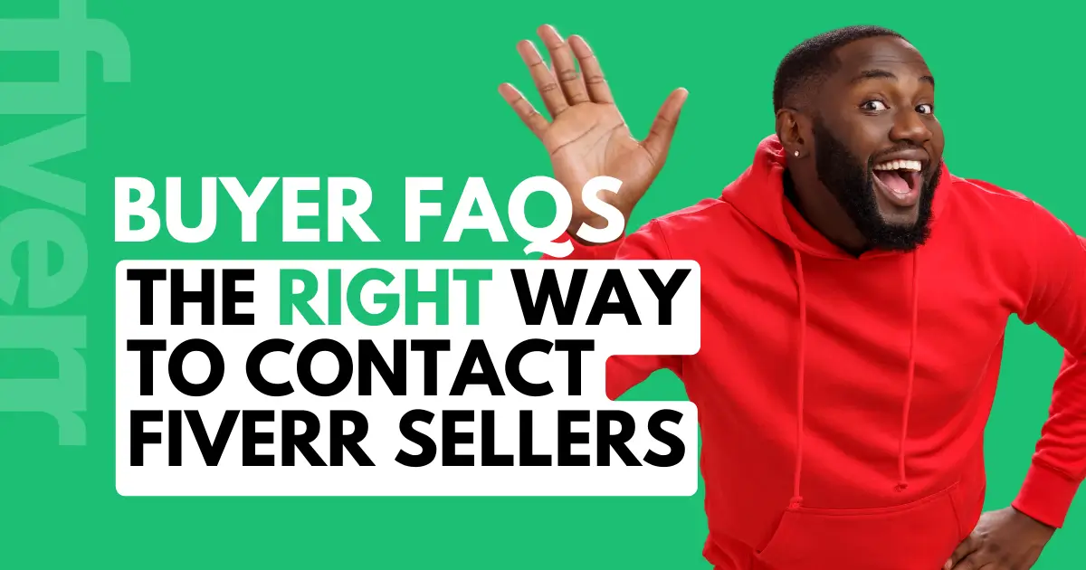 how to contact Fiverr sellers