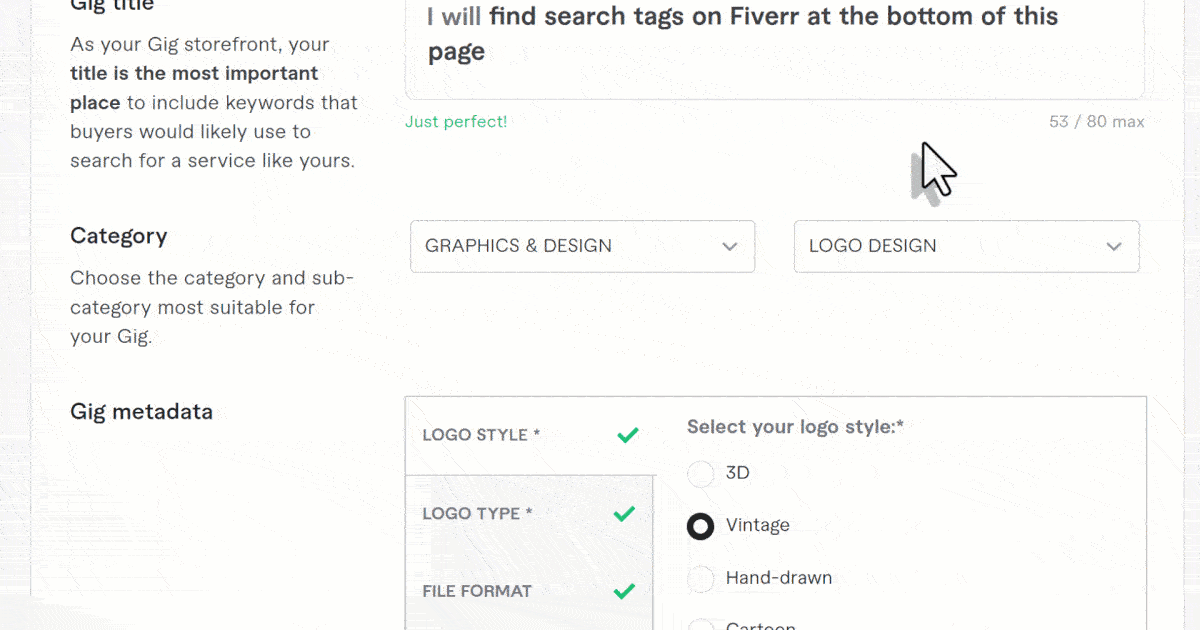 fiverr tags examples