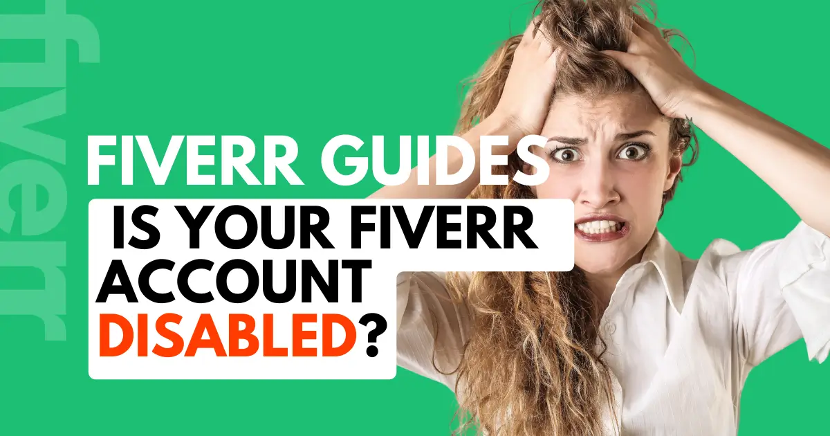 woman frustrated after disabled fiverr account means she can't work anymore